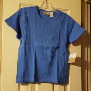 Liz Claiborne Lizwear Petite Blue Top Size PS